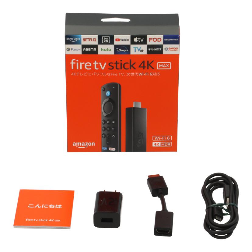 Ａｍａｚｏｎ アマゾン/Ｆｉｒｅ　ＴＶ　Ｓｔｉｃｋ　４Ｋ　Ｍａｘ/K2R2TE//G071R20714131JQH/Bランク/70