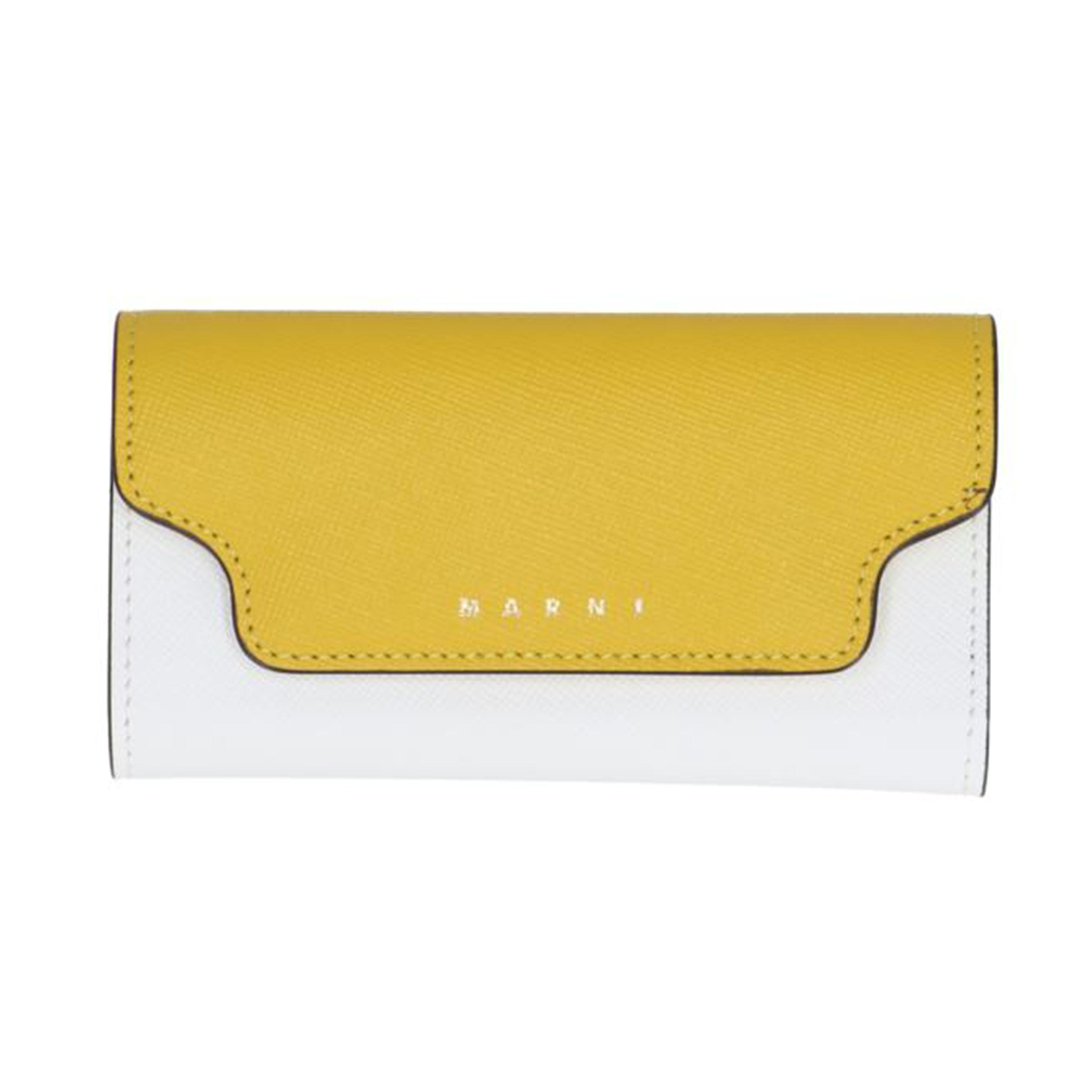 ＭＡＲＮＩ マルニ　MARNI　キーケース６連　サフィアーノレザー　バイカラーイエロー　レディース/キーケース６連／サフィアーノレザー／バイカラーイエロー/PCMO0017U1Z503N//133***/SAランク/37