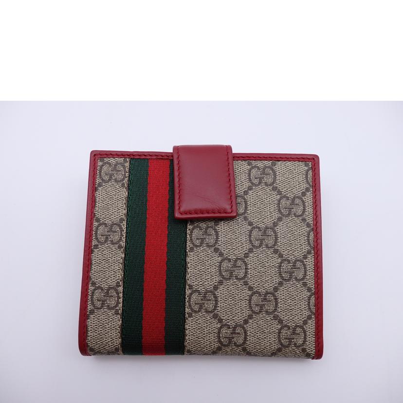 ＧＵＣＣＩ グッチ/ＧＧプラスＷホック財布/282472//534638/Aランク/93