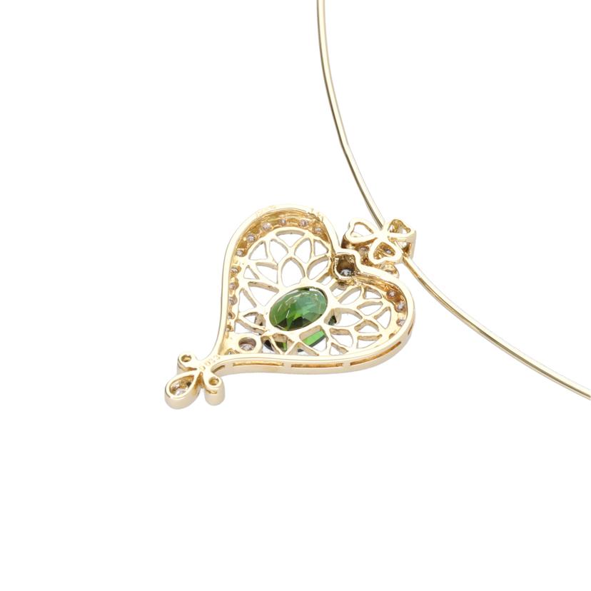 /◎　Ｋ１８トルマリンダイヤネックレス１．４１／Ｄ０．３３ｃｔ//Aランク/75