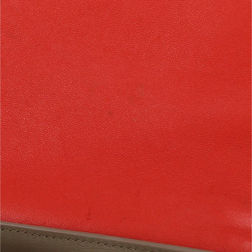 ＣＥＬＩＮＥ セリーヌ　CELINE　トラベラーズ　ブラック×レッド×グレー系　ショルダーバッグ/トラベラーズ／ブラック×レッド×グレー系//Bランク/37