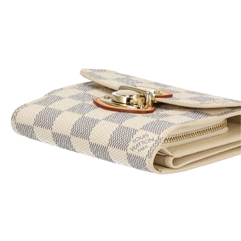 ＬＯＵＩＳ　ＶＵＩＴＴＯＮ ﾙｲ･ｳﾞｨﾄﾝ/ポルトフォイユジョイ／ダミエ／アズール/N60030//TN1***/Aランク/75