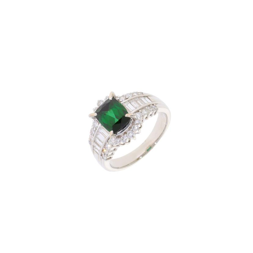 /　◎Ｐｔ９００トルマリンダイヤリング２．０２／Ｄ０．８８ｃｔ//Aランク/75