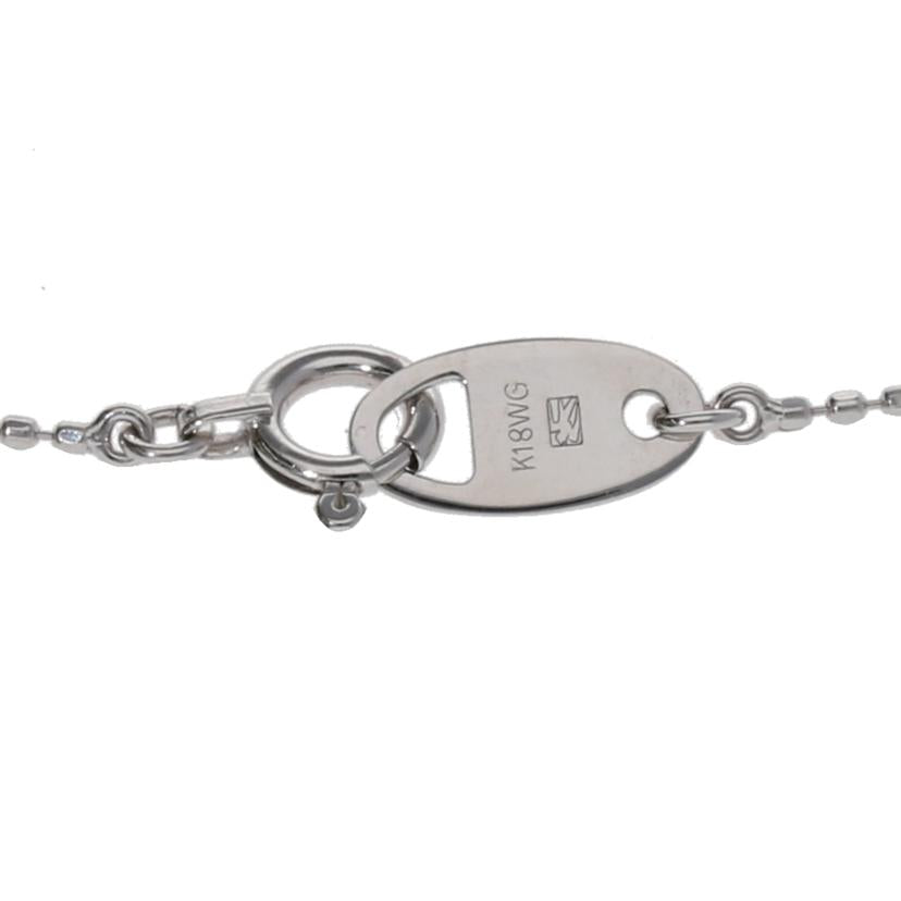 /　Ｋ１８ＷＧダイヤネックレス０．２１ｃｔ//Aランク/75