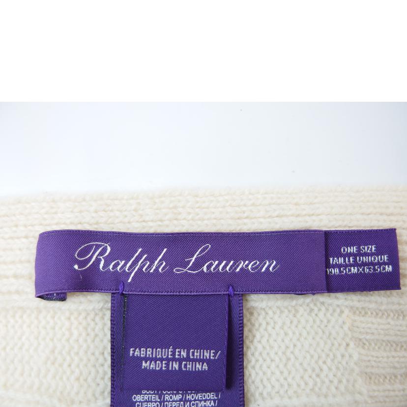 Ralph Lauren/Ralph Lauren カシミア100%マフラー グレー //ABランク/83