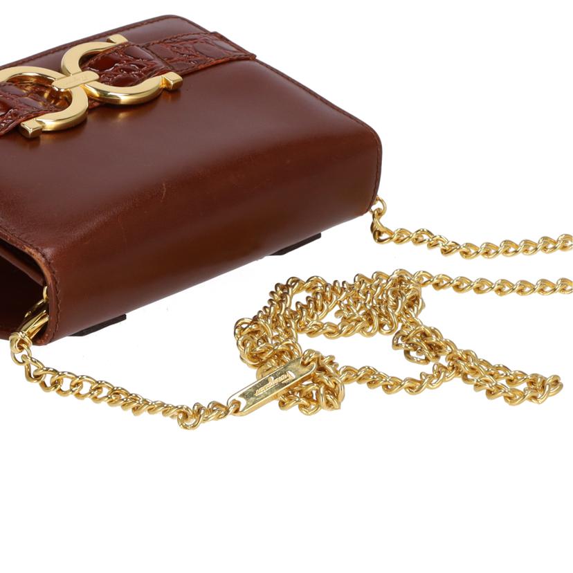 Ｓａｌｖａｔｏｒｅ　Ｆｅｒｒａｇａｍｏ サルバトーレフェラガモ/ガンチーニ　チェーンショルダーバッグ//ABランク/75