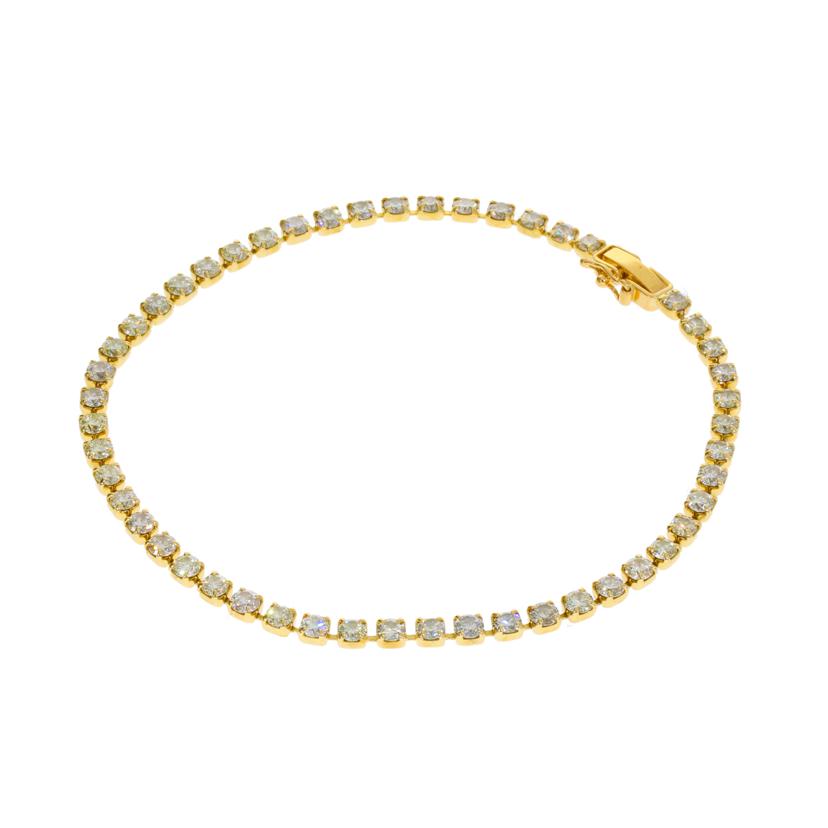 /◎　Ｋ１８ダイヤブレスレット３．００ｃｔ//Aランク/75