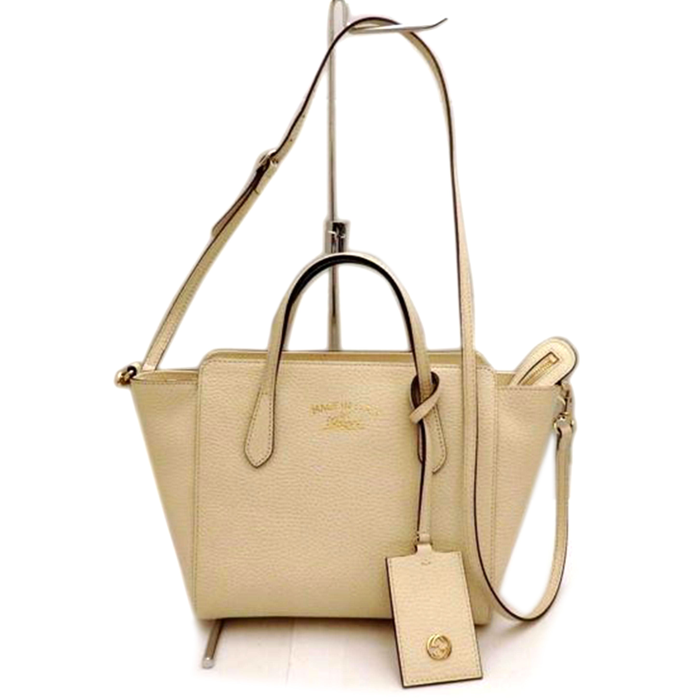 GUCCI/2WAYスウィングミニハンド/オフホワイト/ネームタグ付//368827/213***/グッチ/ABランク/85【中古】