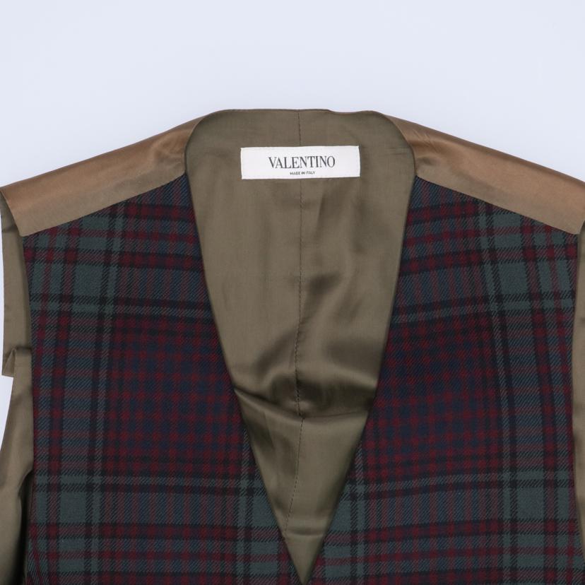 ＶＡＬＥＮＴＩＮＯ バレンチノ/ＶＡＬＥＮＴＩＮＯ　チェック柄ベスト//ABランク/75