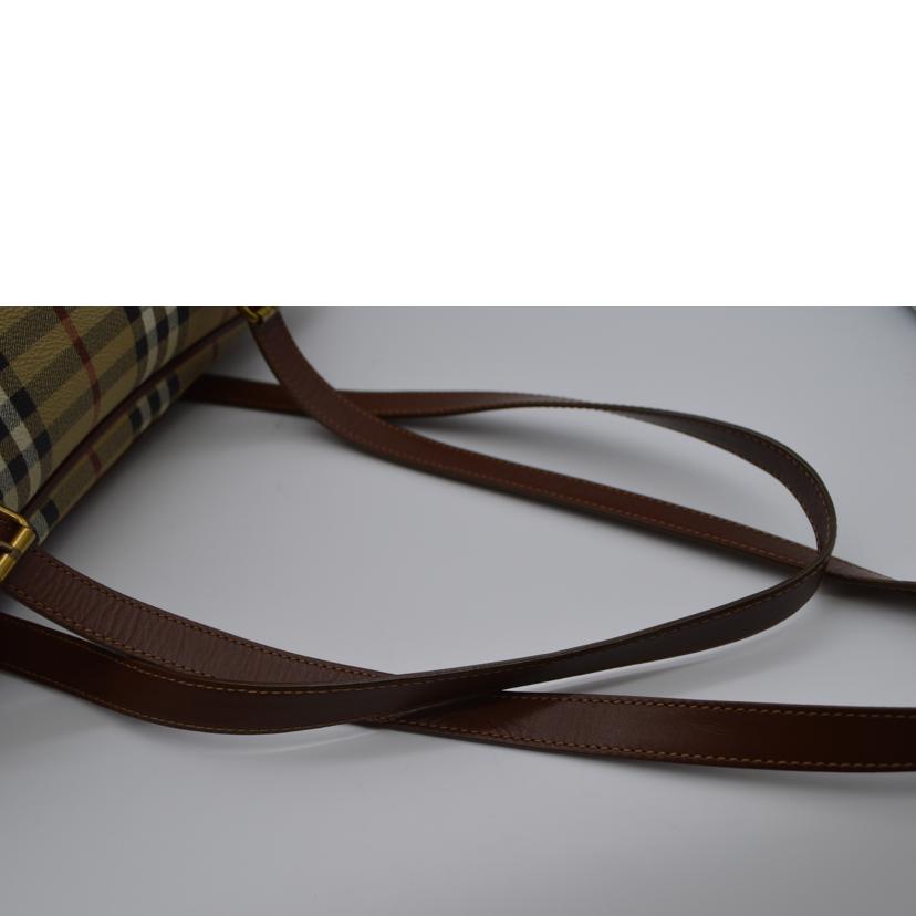 ＢＵＲＢＥＲＲＹ バーバリー/ノバチェックコーティングショルダーレザートート/11134145//ABランク/89