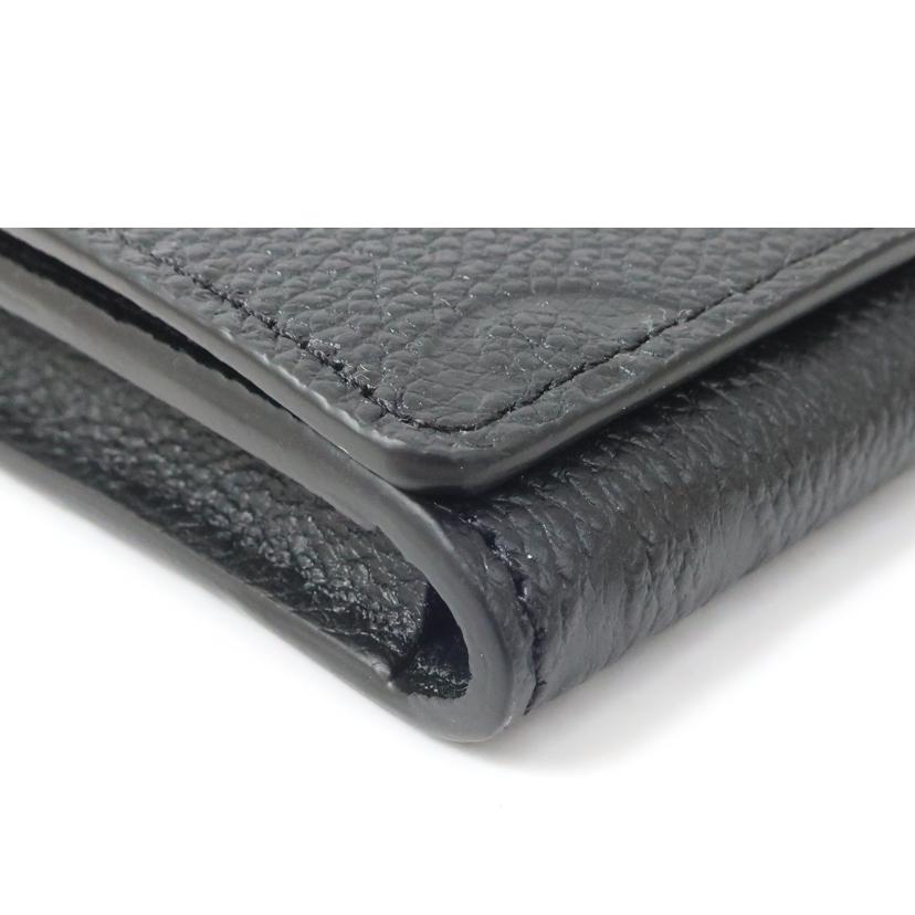ＬＯＵＩＳ　ＶＵＩＴＴＯＮ ルイ・ヴィトン/アンヴェロップ　カルトドゥヴィジット／アンプラント　カードケース　小銭入れ　ブラック/M58456//NFC/Aランク/65