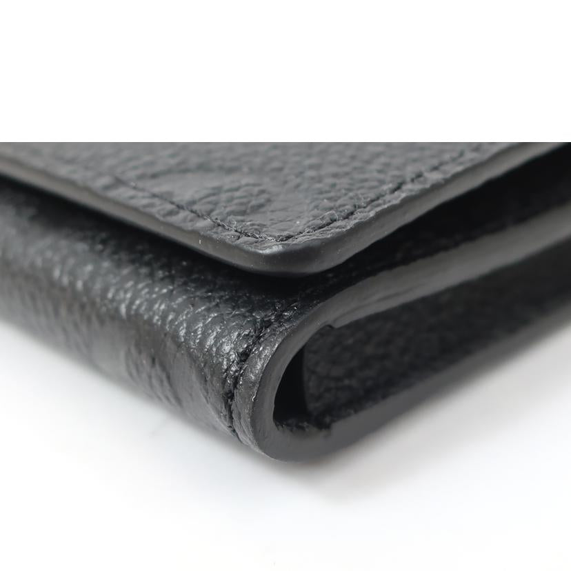 ＬＯＵＩＳ　ＶＵＩＴＴＯＮ ルイ・ヴィトン/アンヴェロップ　カルトドゥヴィジット／アンプラント　カードケース　小銭入れ　ブラック/M58456//NFC/Aランク/65