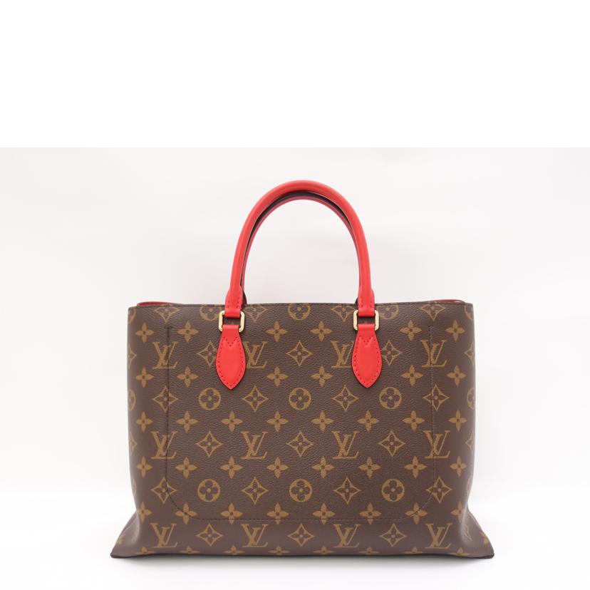 ＬＶ ルイ・ヴィトン　ハンドバッグ　ショルダーバッグ　レッド　ブラウン　レディース/フラワー・トート／モノグラム／コクリコ/M43553//SR1139/SAランク/69