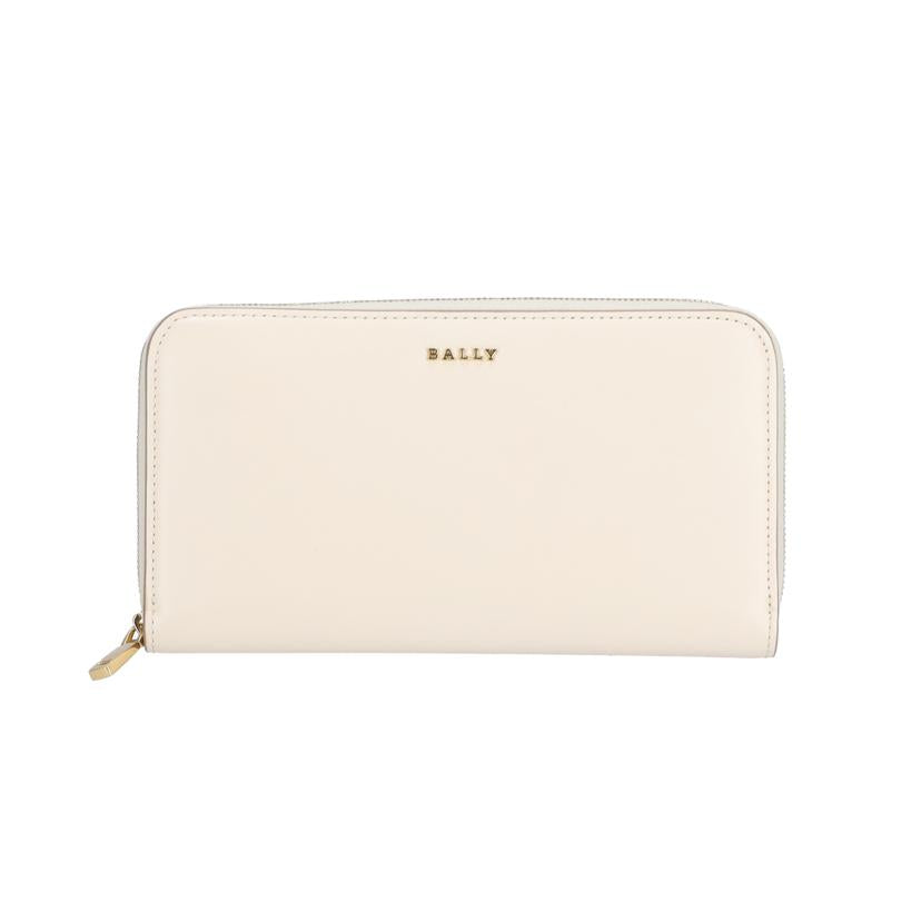 ＢＡＬＬＹ バリー　BALLY　ラウンドファスナー　長財布　白　アイボリー　レディース　メンズ/ＢＡＬＬＹ／ラウンドファスナー長財布/6237126//SAランク/37