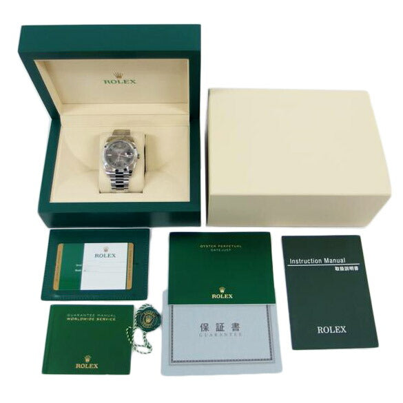 ＲＯＬＥＸ ロレックス/デイトジャスト４１／グレーローマン／自動巻き/126300//M49160H6/Aランク/04