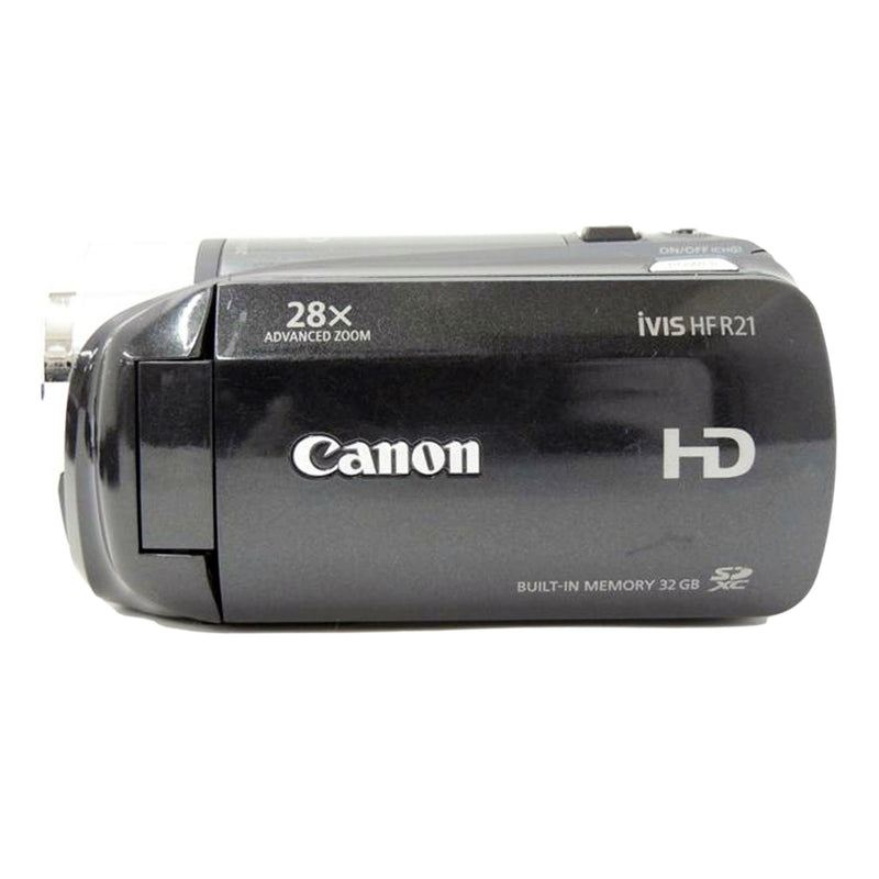 Canon HF R21 ビデオカメラ ブラック 使用3~4回程度 - カメラ