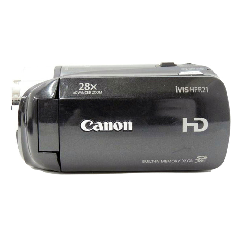 Canon キャノンHDビデオカメラ ivis HF R21 ブラック - ビデオカメラ