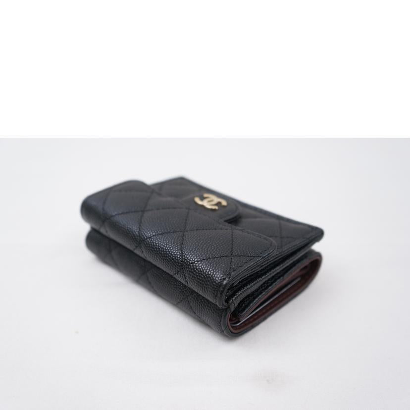 ＣＨＡＮＥＬ シャネル/マトラッセキャビアスキンウォレット//26773655/Aランク/67