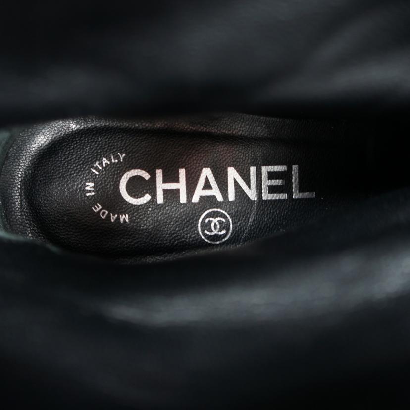 ＣＨＡＮＥＬ シャネル/ＣＨＡＮＥＬ　レザーハーフブーツ//ｿｰﾙ***/Bランク/75