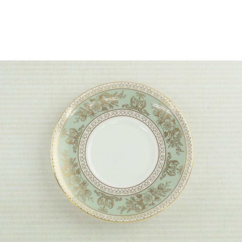 ＷＥＤＧＷＯＯＤ ウェッジウッド/ＣＯＬＵＭＢＩＡ　ＳＡＧＥ　ＧＲＥＥＮカップ＆ソーサー//Bランク/64