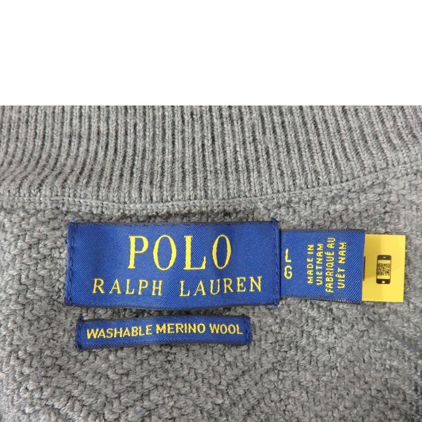 ＰＯＬＯ　ＲＡＬＰＨＬＡＵＲＥＮ ポロ　ラルフローレン/ウォッシャブルウールフルジップセーター/MNPOSWE16821655//SAランク/09