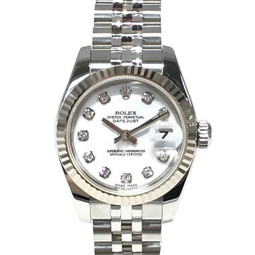 ROLEX ロレックス/デイトジャスト 10Pダイヤ/179174G/D41*********/ROLEX/ABランク/51【中古】