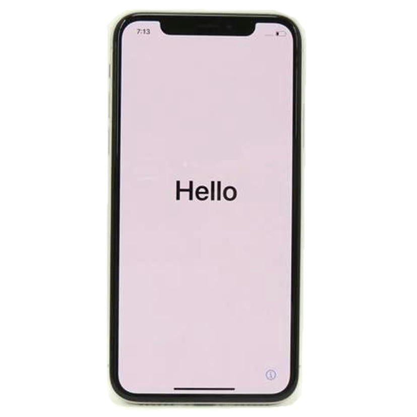 Ａｐｐｌｅ／ａｕ アップル//ｉＰｈｏｎｅ　Ｘ　６４ＧＢ/MQAY2J/A//F17W3572JCLL/ABランク/69