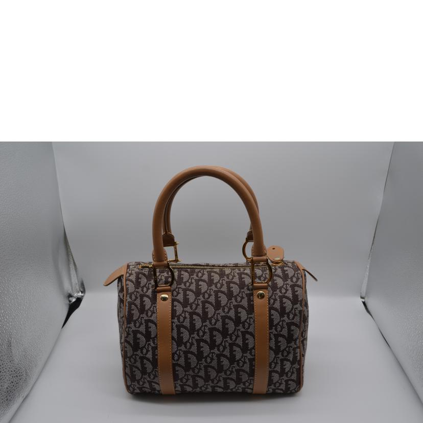 Ｃｈｒｉｓｔｉａｎ　Ｄｉｏｒ/トロッターキャンバスレザーミニボストン//PZ0072/ABランク/89