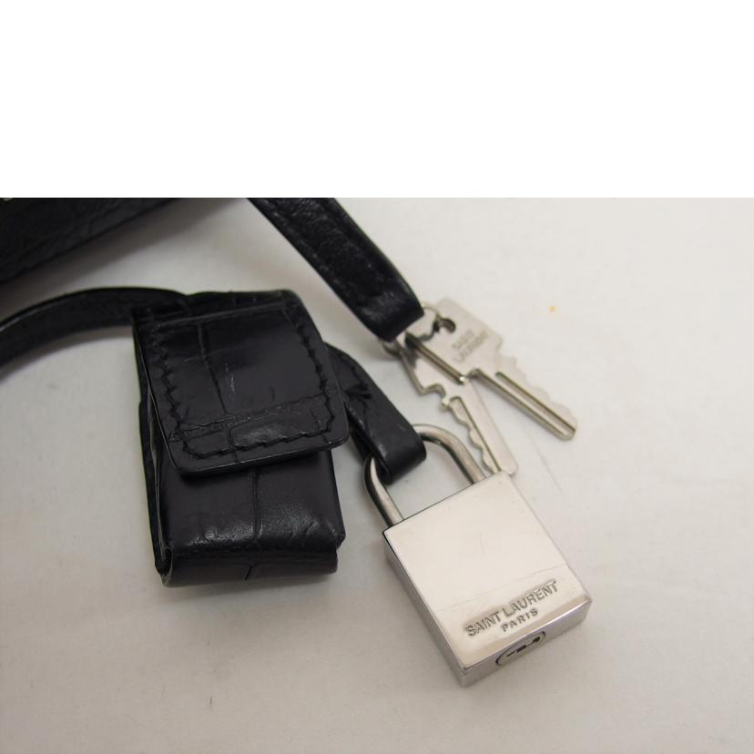 ＳＡＩＮＴ　ＬＡＵＲＥＮ サンローラン/クラシックミュージアム／型押し２ＷＡＹブリーフケース／ブラック/342606//0717/ABランク/04