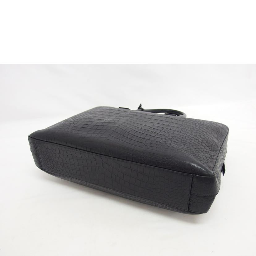 ＳＡＩＮＴ　ＬＡＵＲＥＮ サンローラン/クラシックミュージアム／型押し２ＷＡＹブリーフケース／ブラック/342606//0717/ABランク/04