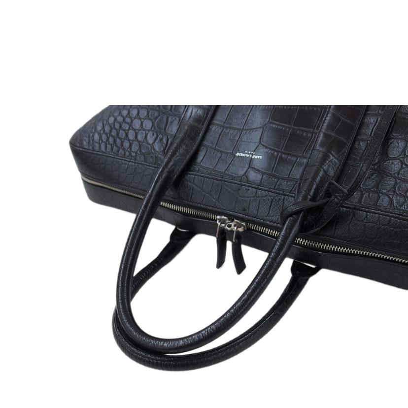 ＳＡＩＮＴ　ＬＡＵＲＥＮ サンローラン/クラシックミュージアム／型押し２ＷＡＹブリーフケース／ブラック/342606//0717/ABランク/04