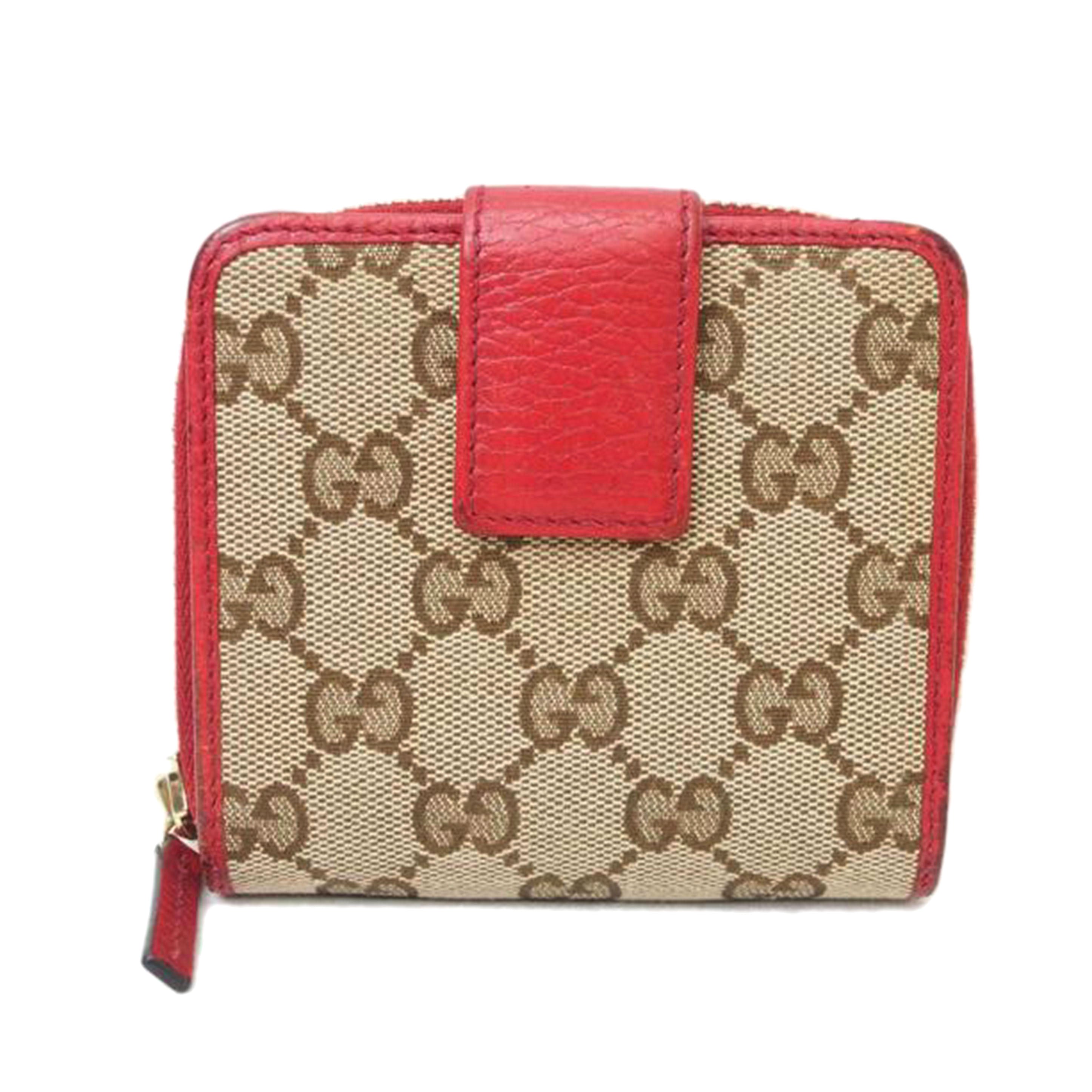 ＧＵＣＣＩ ｸﾞｯﾁ/ＧＧキャンバス／ラウンドファスナー２つ折り財布/346056//534563/Bランク/78