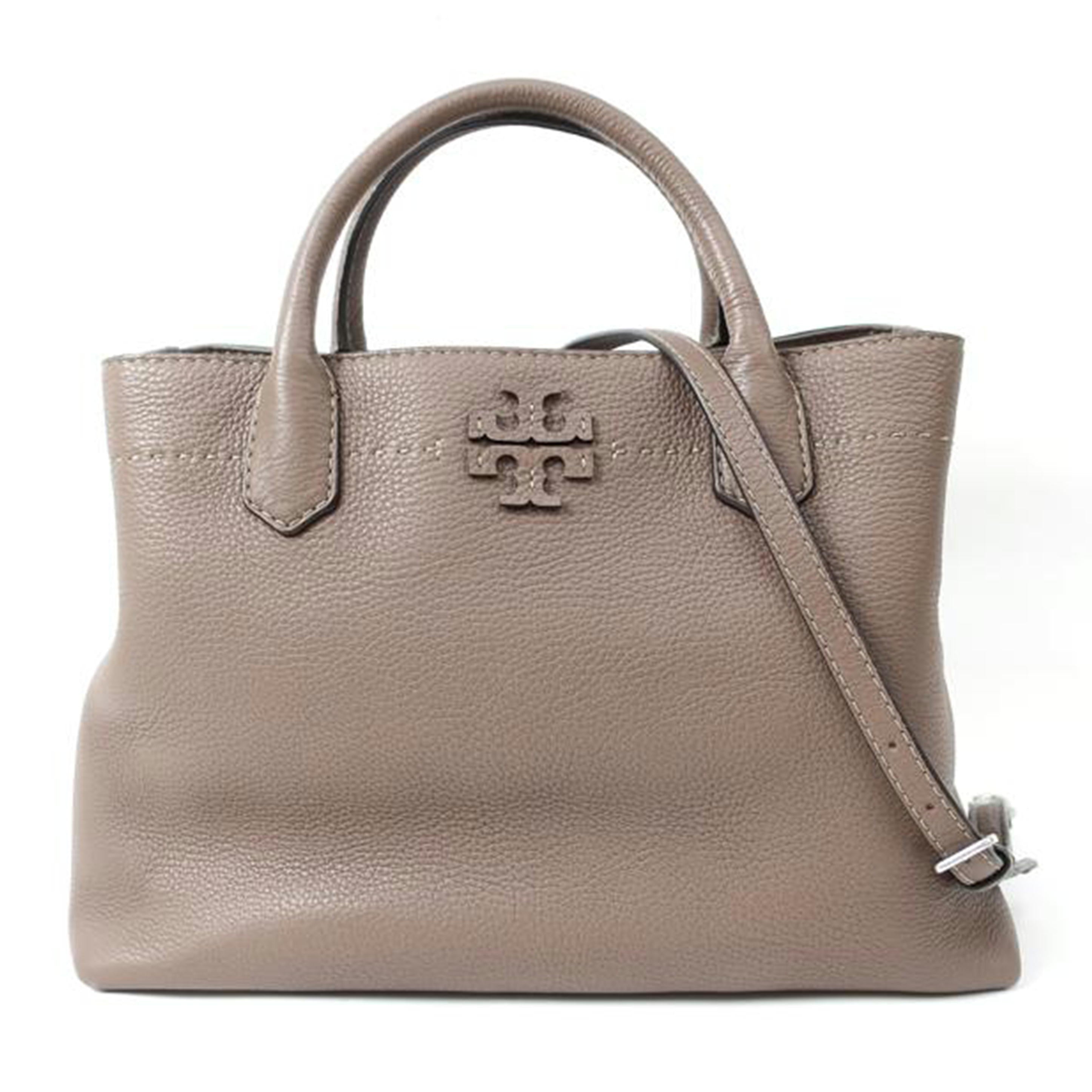 ＴＯＲＹ　ＢＵＲＣＨ トリーバーチ/レザー２ＷＡＹショルダーバッグ　ハンドバッグ　トート　ベージュ//Aランク/65