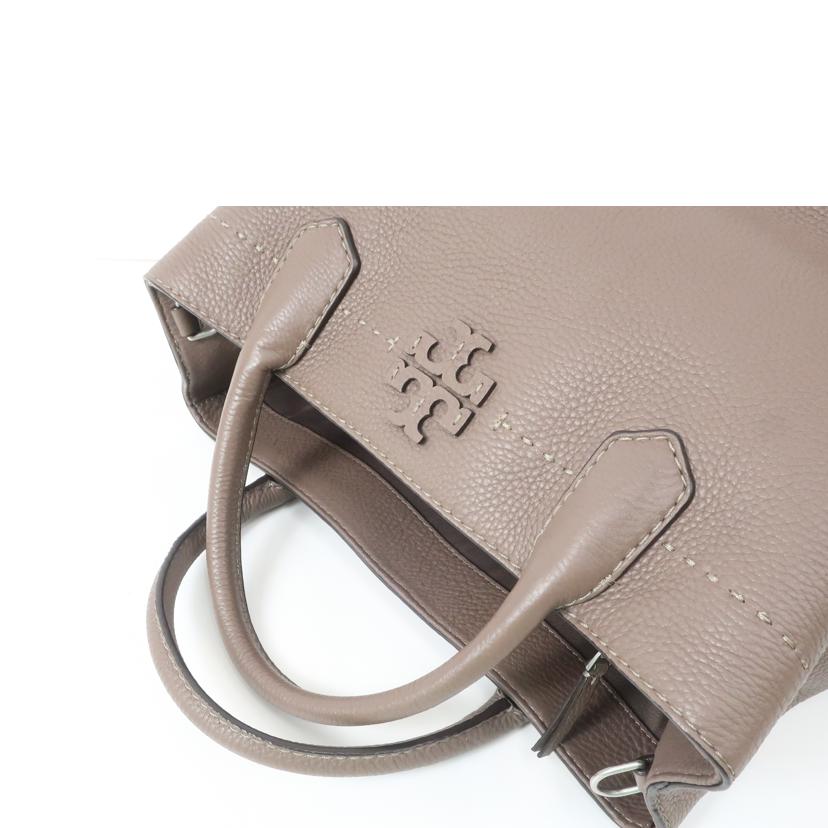 ＴＯＲＹ　ＢＵＲＣＨ トリーバーチ/レザー２ＷＡＹショルダーバッグ　ハンドバッグ　トート　ベージュ//Aランク/65