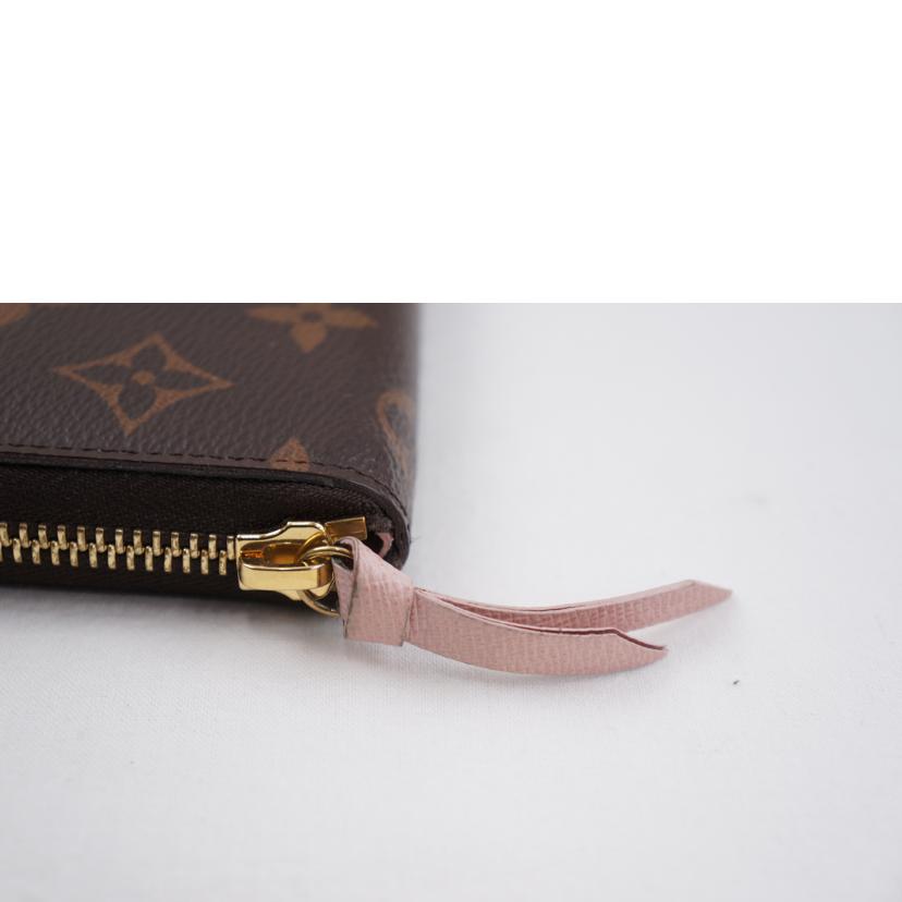 ＬＶ ルイヴィトン/ポルトフォイユ・クレマンス／モノグラム／ローズバレリーヌ/M61298//CA0187/ABランク/67