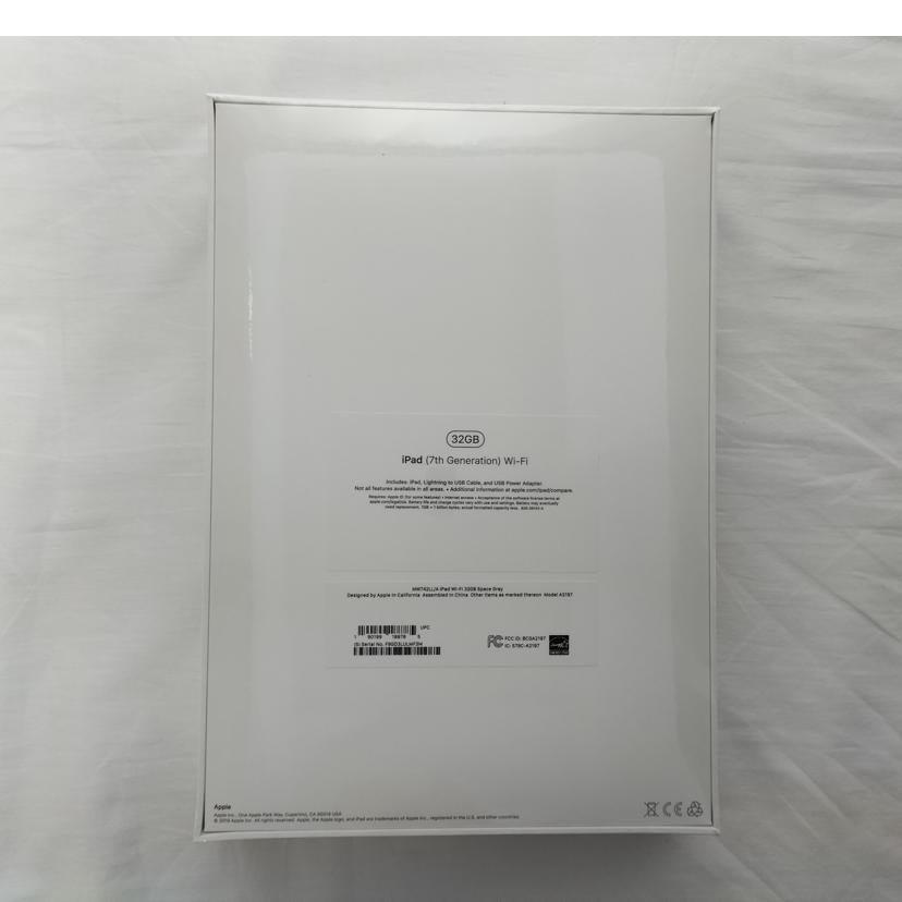 ａｐｐｌｅ/ｉＰａｄ　３２ＧＢ　Ｗｉ－Ｆｉ　第７世代/MW742LL/A//F9GD3LULMF3M/SAランク/52