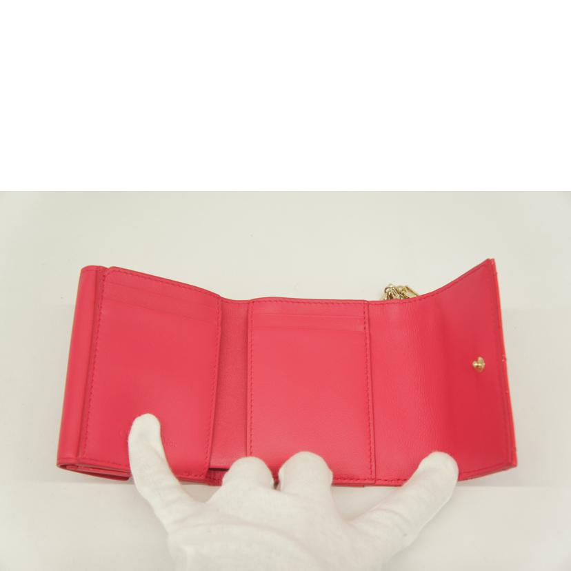 Ｃｈｒｉｓｔｉａｎ　Ｄｉｏｒ　 クリスチャンディオール/ＬＡＤＹ　ＤＩＯＲ　ロータスウォレット/S0180OVRB//Aランク/05