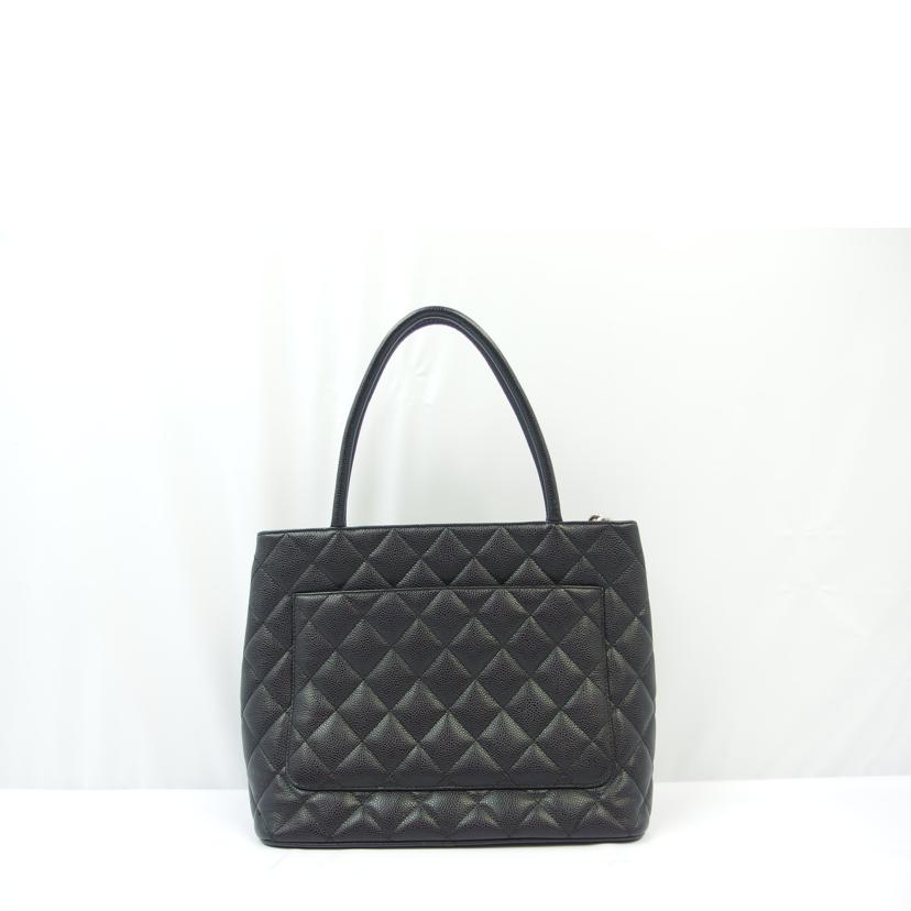 ＣＨＡＮＥＬ シャネル/復刻トート／キャビアスキン／ブラック／シルバー金具/A01804//6199736/Aランク/83