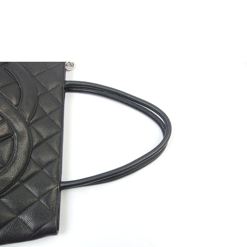ＣＨＡＮＥＬ シャネル/復刻トート／キャビアスキン／ブラック／シルバー金具/A01804//6199736/Aランク/83