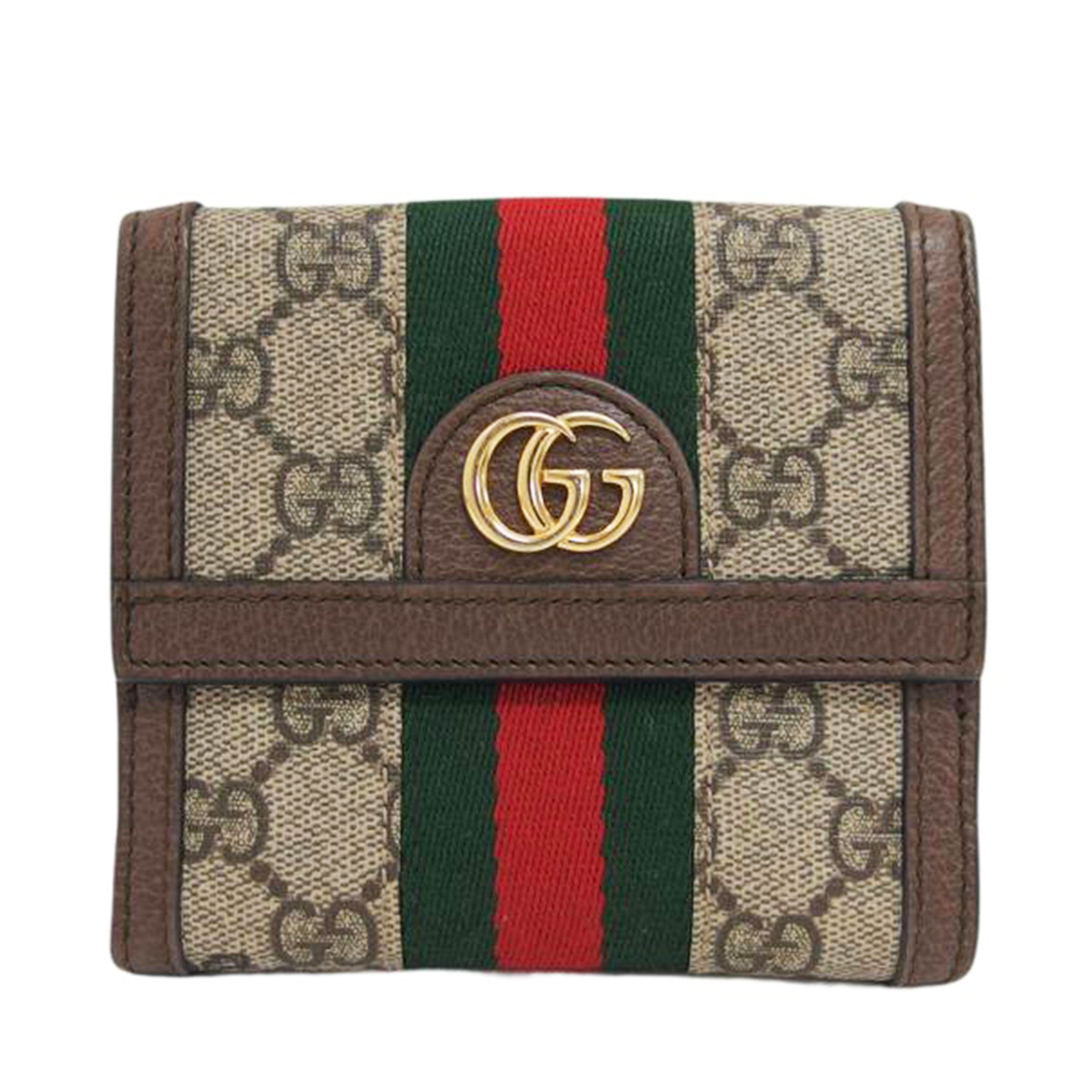 ＧＵＣＣＩ グッチ/オフィディア／ＧＧスプリーム／Ｗホック財布/523173//2149/Aランク/04