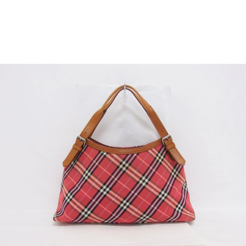 ＢＵＲＢＥＲＲＹ バーバリー/ＢＬＵＥ　ＬＡＢＥＬチェック柄ハンドバッグ／ピンク//Bランク/04