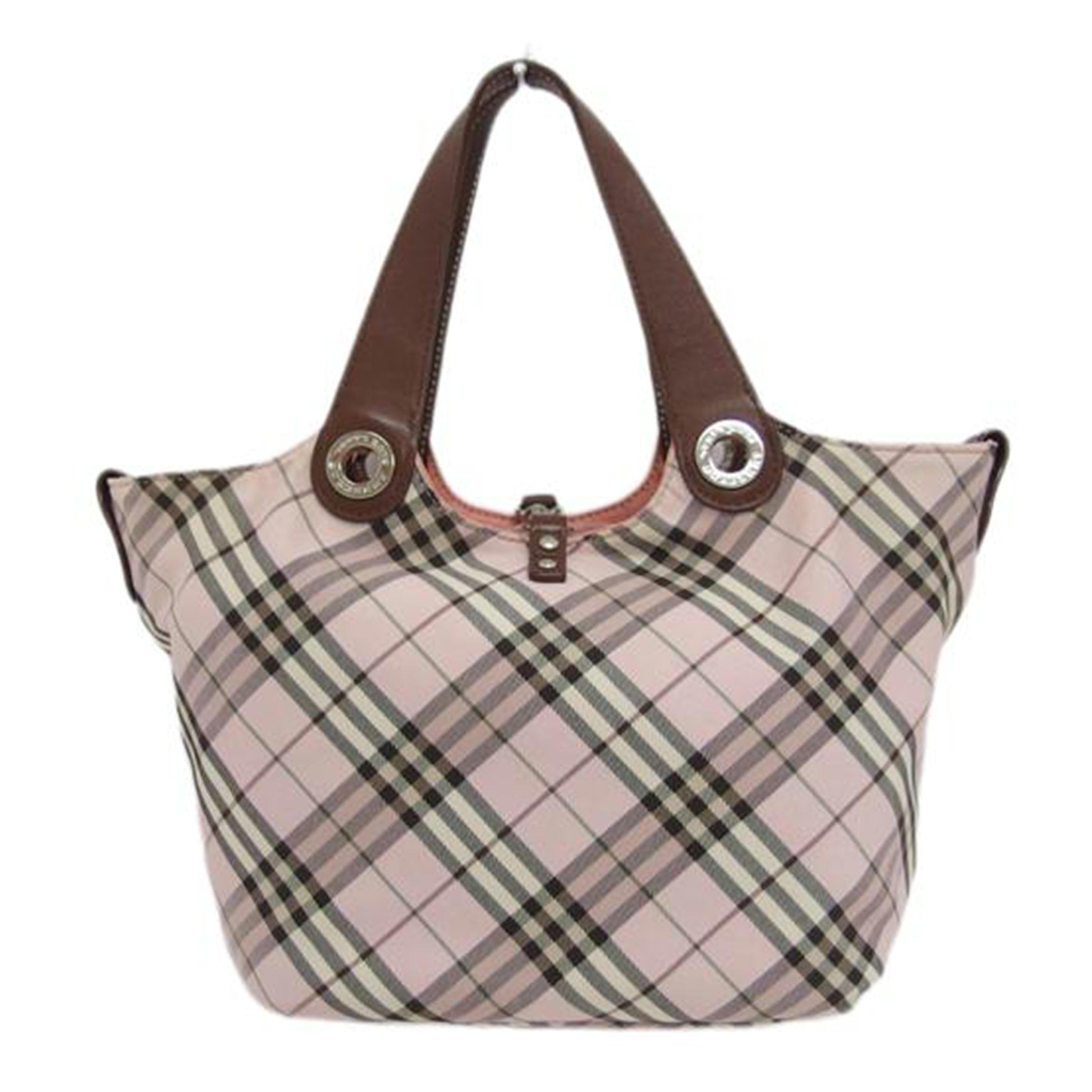 ＢＵＲＢＥＲＲＹ バーバリー/ＢＬＵＥ　ＬＡＢＥＬチェック柄／リバーシブルハンドバッグ／ピンク//Bランク/04