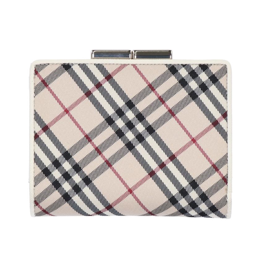 ＢＵＲＢＥＲＲＹ バーバリー/ノバチェック二つ折りガマ口財布//ABランク/75