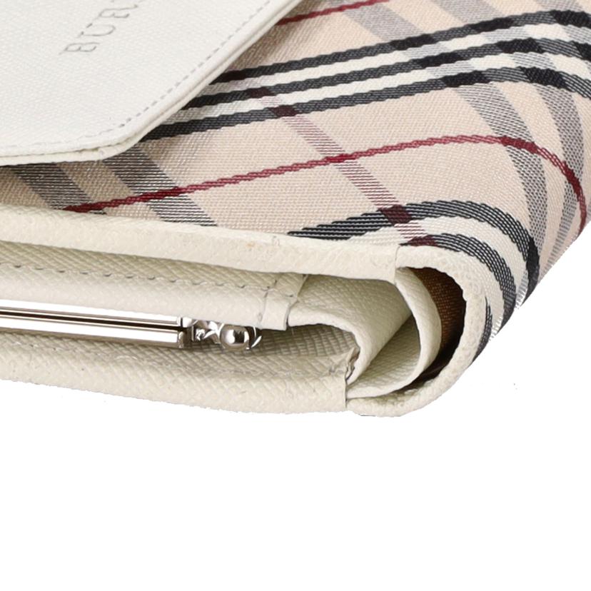 ＢＵＲＢＥＲＲＹ バーバリー/ノバチェック二つ折りガマ口財布//ABランク/75