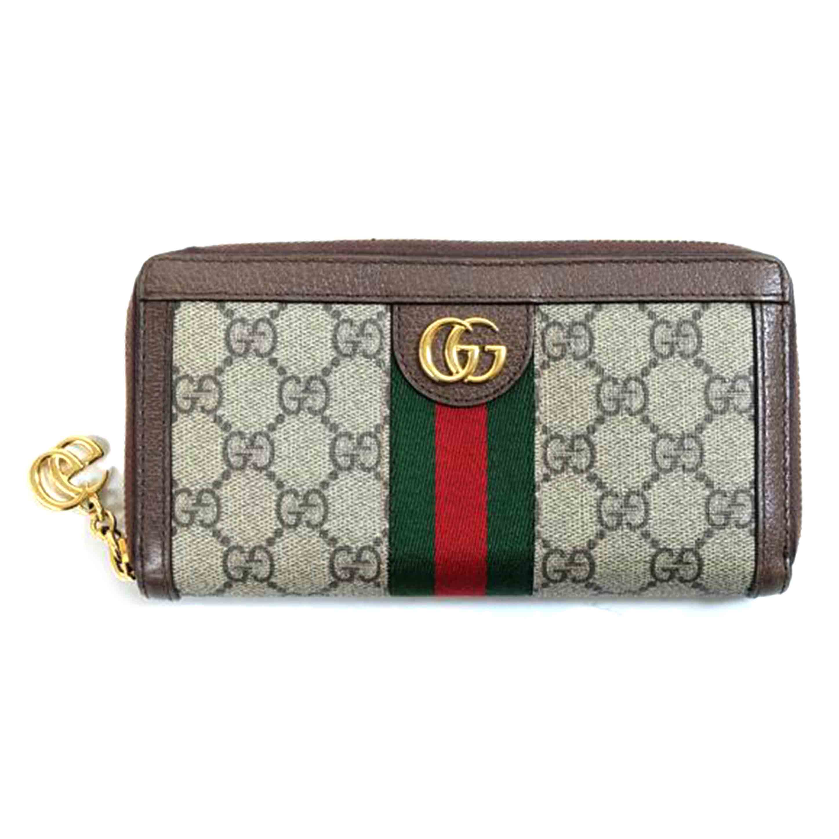 　　ＧＵＣＣＩ グッチ/オフィディアＧＧジップアップファスナーウォレット/523154//114*/Bランク/71
