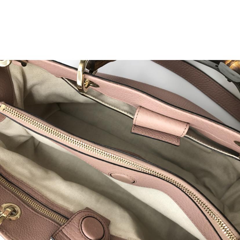 ＧＵＣＣＩ グッチ/バンブー／レザー／２Ｗａｙハンド/323660//520981/Bランク/13