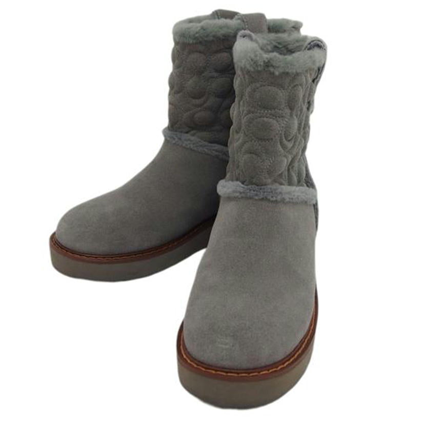 ＣＯＡＣＨ コーチ/スエードムートンブーツ／グレー/C1235//ABランク/04