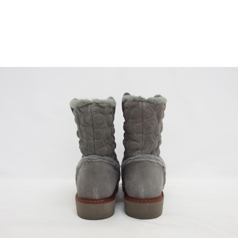 ＣＯＡＣＨ コーチ/スエードムートンブーツ／グレー/C1235//ABランク/04