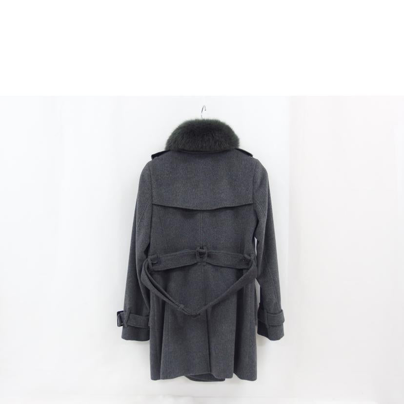 BURBERRY LONDON【バーバリー ロンドン】黒 アンゴラコート
