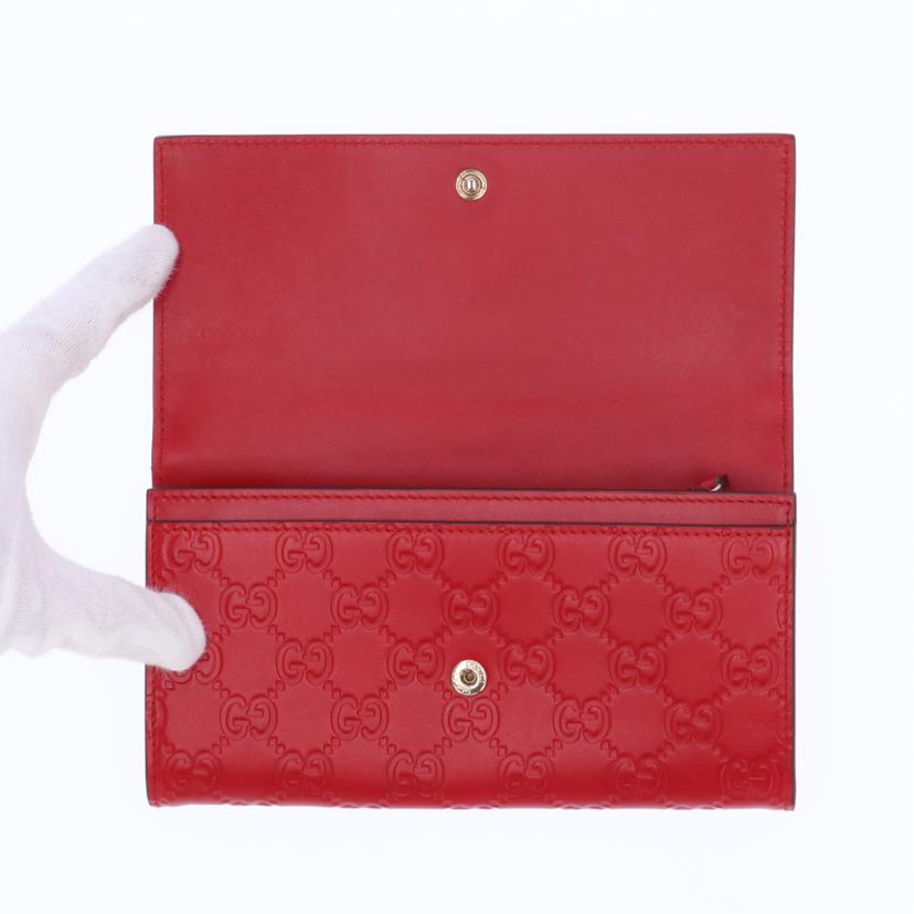 ＧＵＣＣＩ ｸﾞｯﾁ/グッチシマリボンコンチネンタルウォレット/388679//0959/ABランク/75